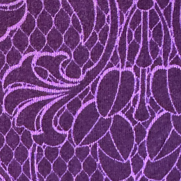 Soma Cool Nights Purple Button-Up Top - Picture 6 of 9